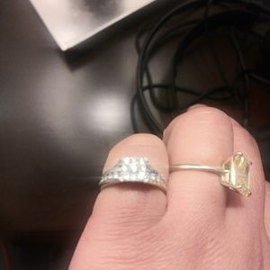 Zales 1/2 carat 14k white gold Natural diamonds